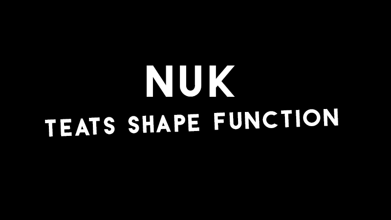 nuk-teats-shape-function